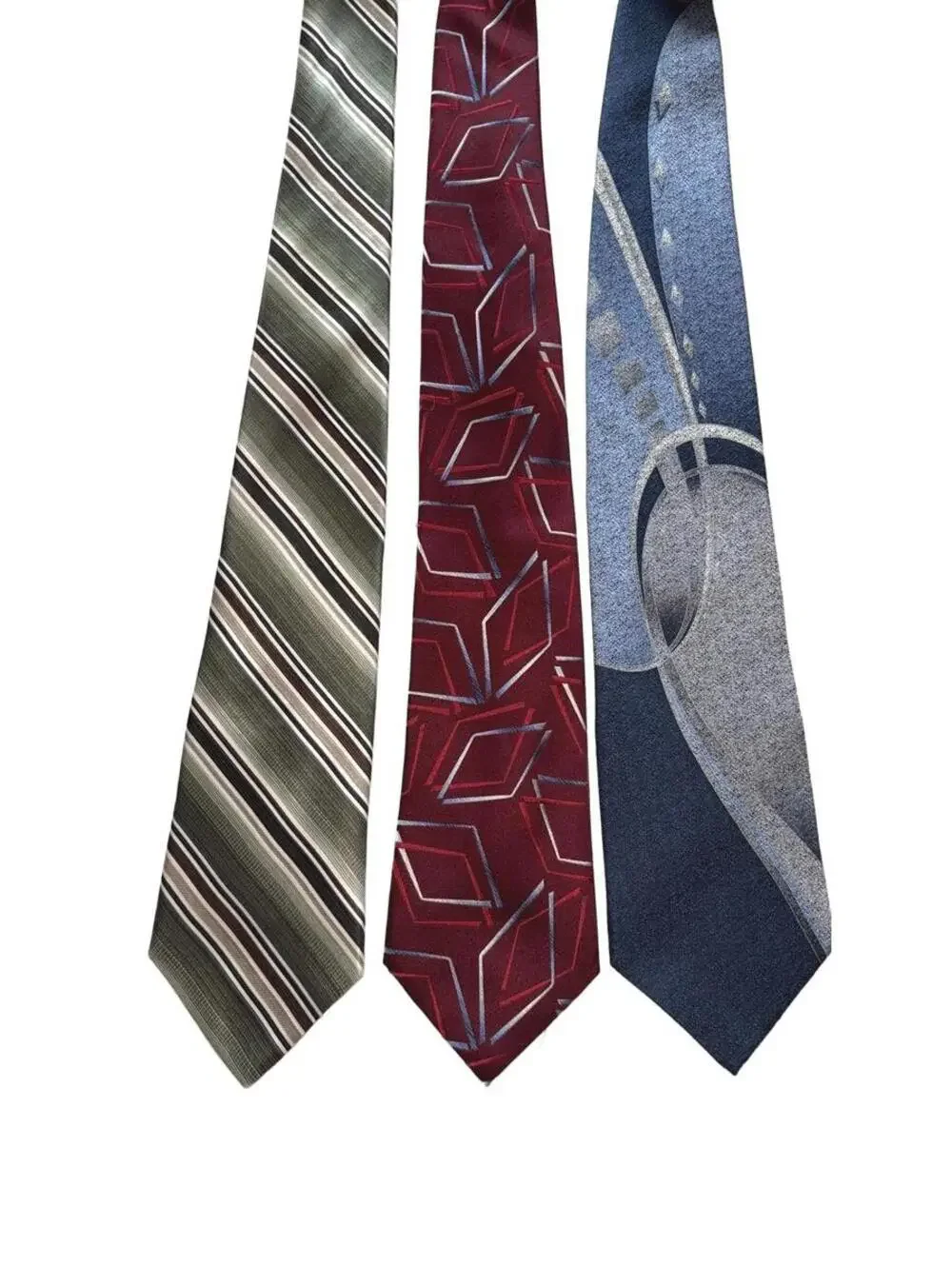 Three 100% Silk -Stafford- Neckties